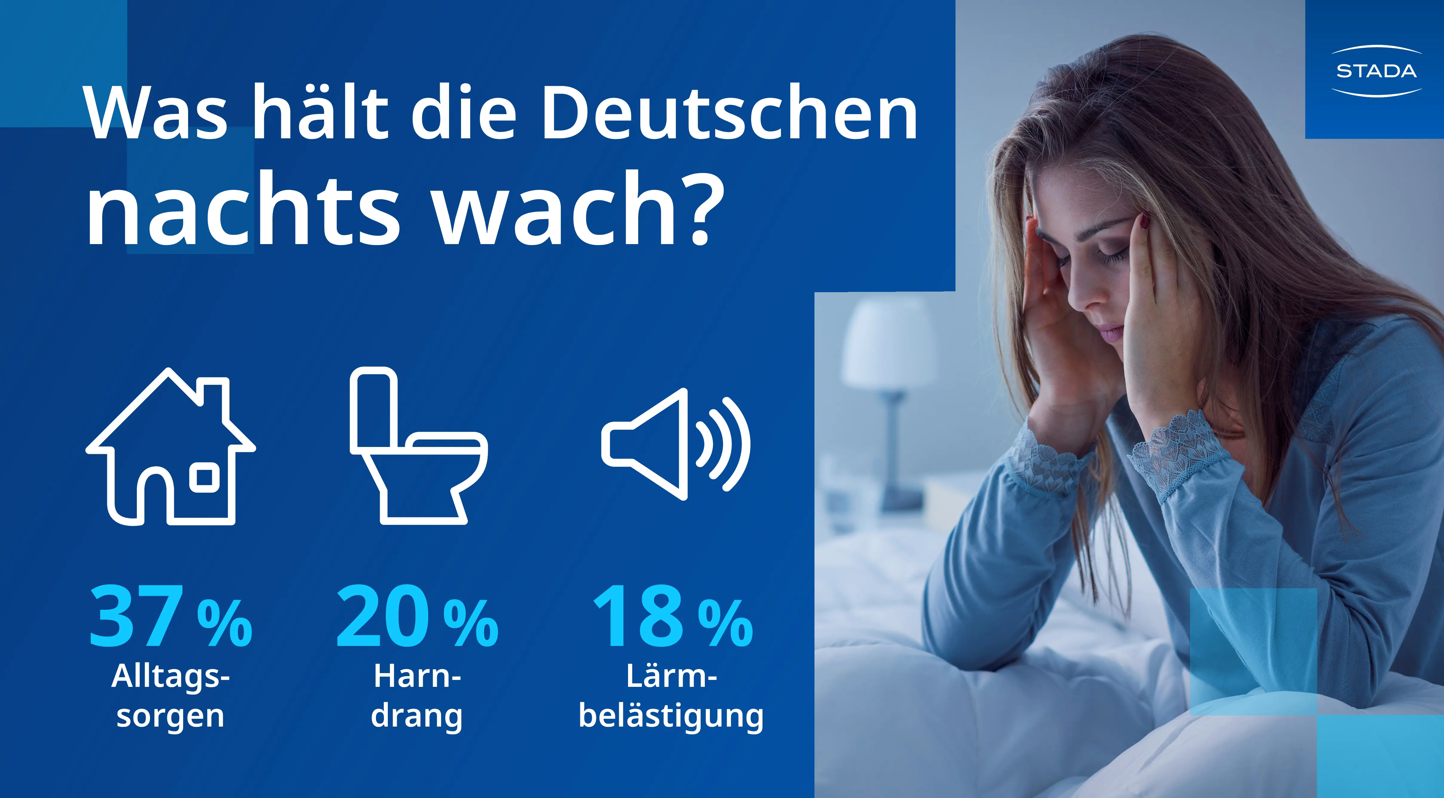 Infografik zu Gründen für Schlafstörungen