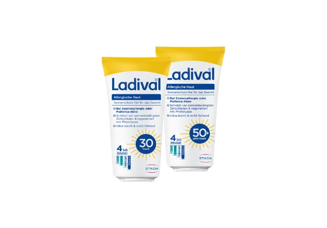 Allergische Haut Gel Gesicht