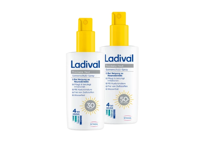 Zum Spray bei trockener Haut